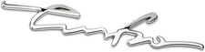 3d Metal Turbo Badge Decal For Car Side Fender Or Rear Trunk Pr Color Sliver