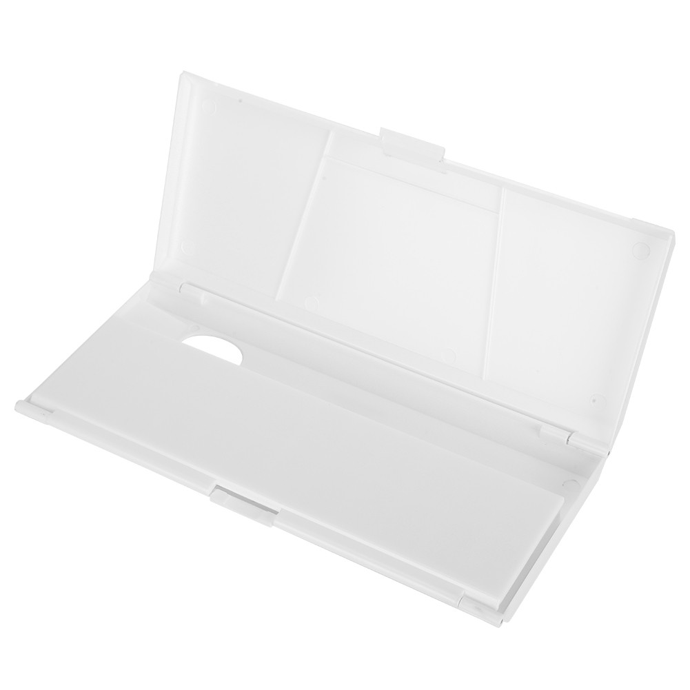 Painting Palette Box Watercolor Acrylic Gouache Folding Keep Wet 24 Grids Paint