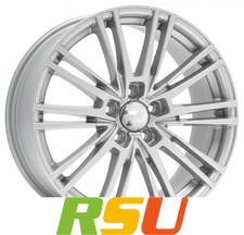 2DRV WH18 race silber lackiert 8.5x19" ET30 LK5 112 ML 66.6 Alufelgen 19 Zoll
