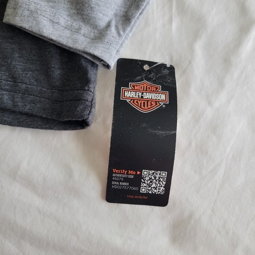 Harley Davidson Kinder Jungen Logo Langarm T-Shirt doppellagig Gr. 6/7 - Bild 4 von 7