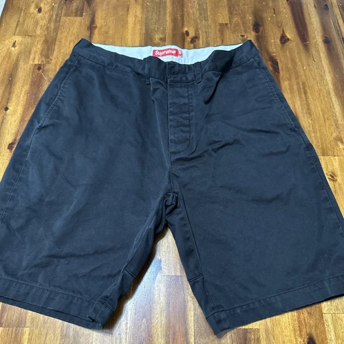 Short de travail Supreme New York short 32 coton noir occasion