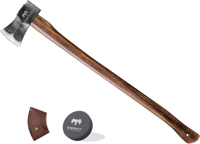 35.5'' Splitting Axe, Wood Splitting Axe for Medium to Large Size Logs, 1065 High