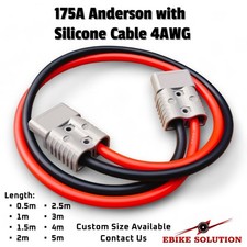HGV Extension Leads Anderson SB175 4AWG Battery Silicone 25mm2 cable 175a