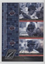 2005 Donruss Zenith Mozaics Justin Morneau Jacque Jones Joe Mauer #M-15 HOF h3a