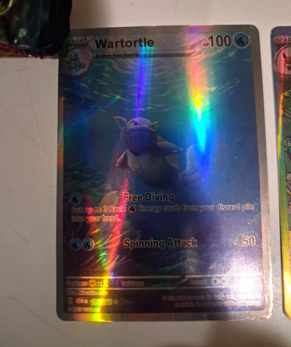 Pokemon TCG Wartortle 171/165 SV 151 Illustration Rare Holo Full Art ENG