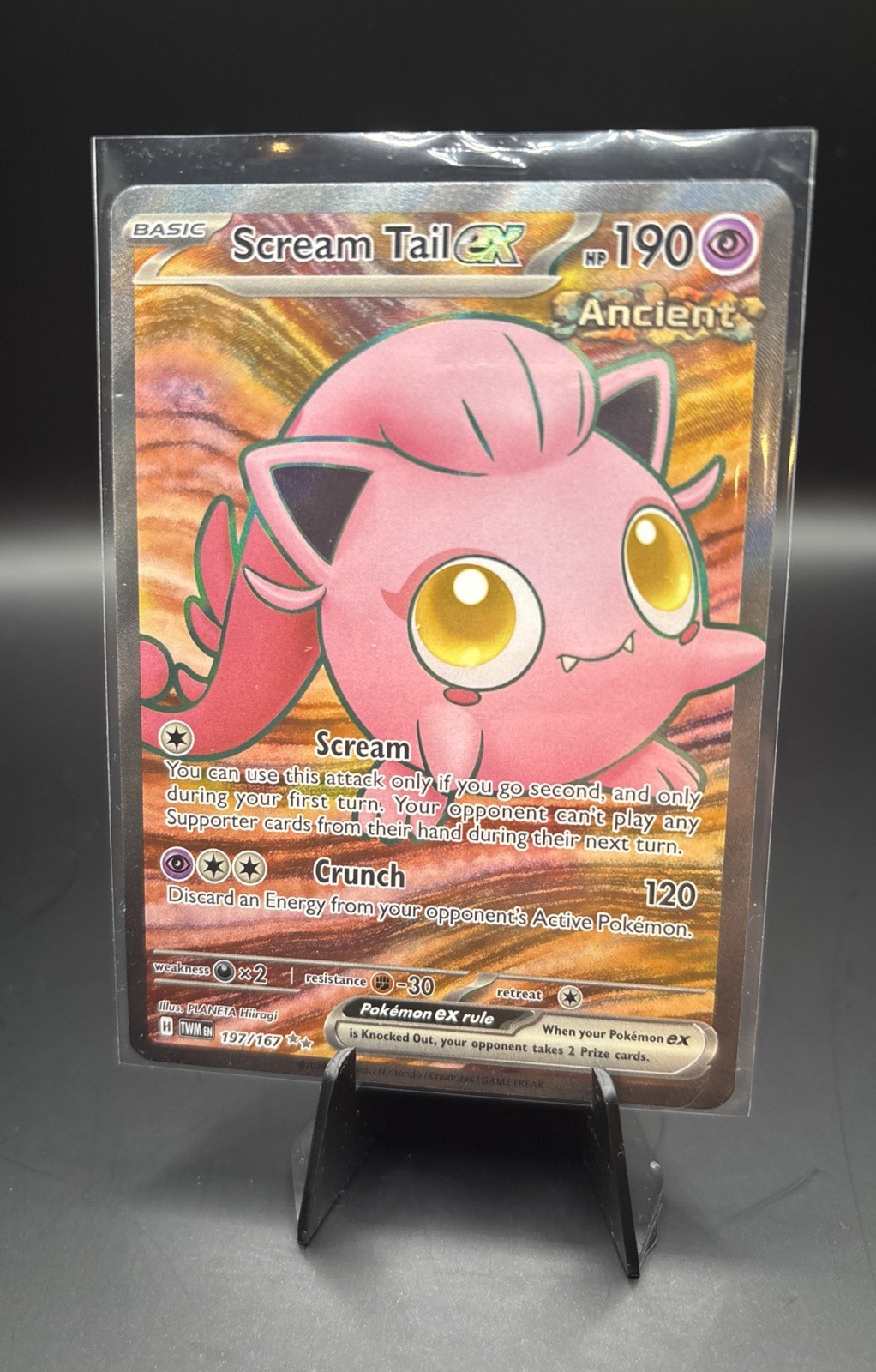 Scream Tail ex 197/167 SV06: Twilight Masquerade Ultra Rare Pokemon Card