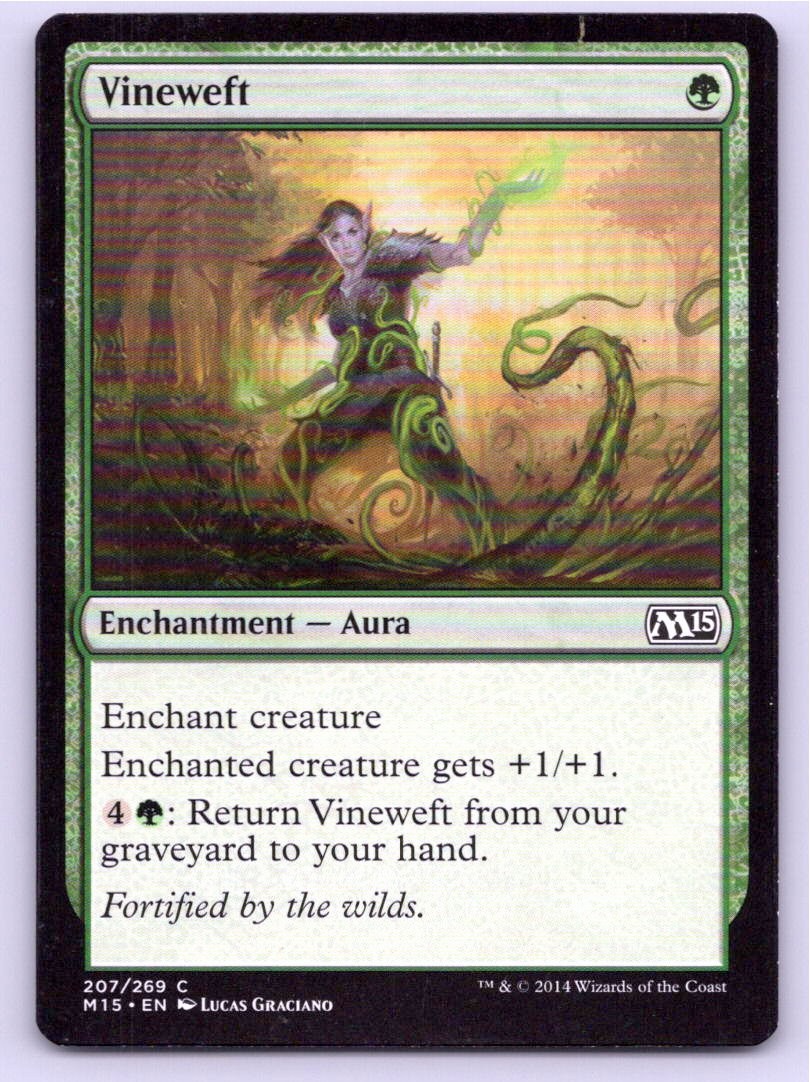 MAGIC: THE GATHERING VINEWEFT MAGIC 2015 (M15) 207 COMMON LP A41138 FREE S&H