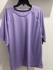 NWT Xersion EverAir Men's Athletic Short Sleeve T-Shirt Purple Size XXL