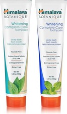 Himalaya Botanique Whitening Toothpaste Fluoride Free Mint Peppermint 2 Pack 5.2