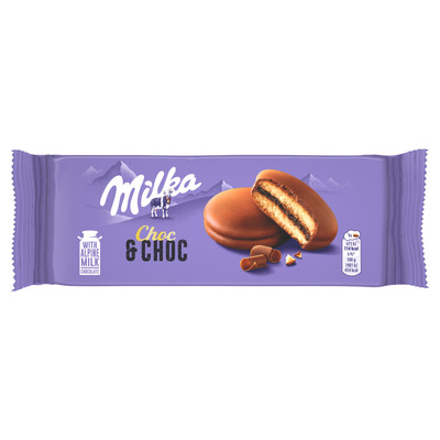 7622210413147 Milka Choc & Choc Ciastka biszkoptowe przekładane