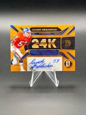 RANDY GRADISHAR 2024 Panini Gold Standard 24K Autographs 78/99