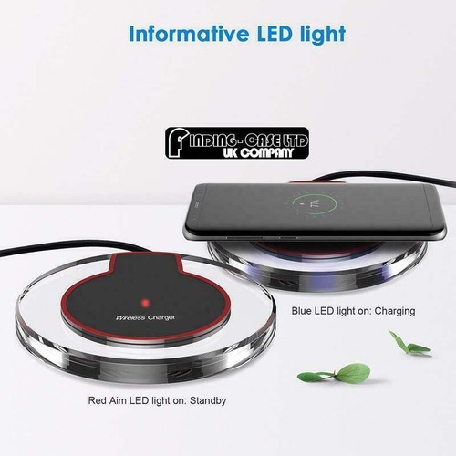 Wireless Charger Fast Charging Pad For Sony Xperia XZ2/XZ3/Z3V/Z4V/1/5/10/PRO - Picture 3 of 11