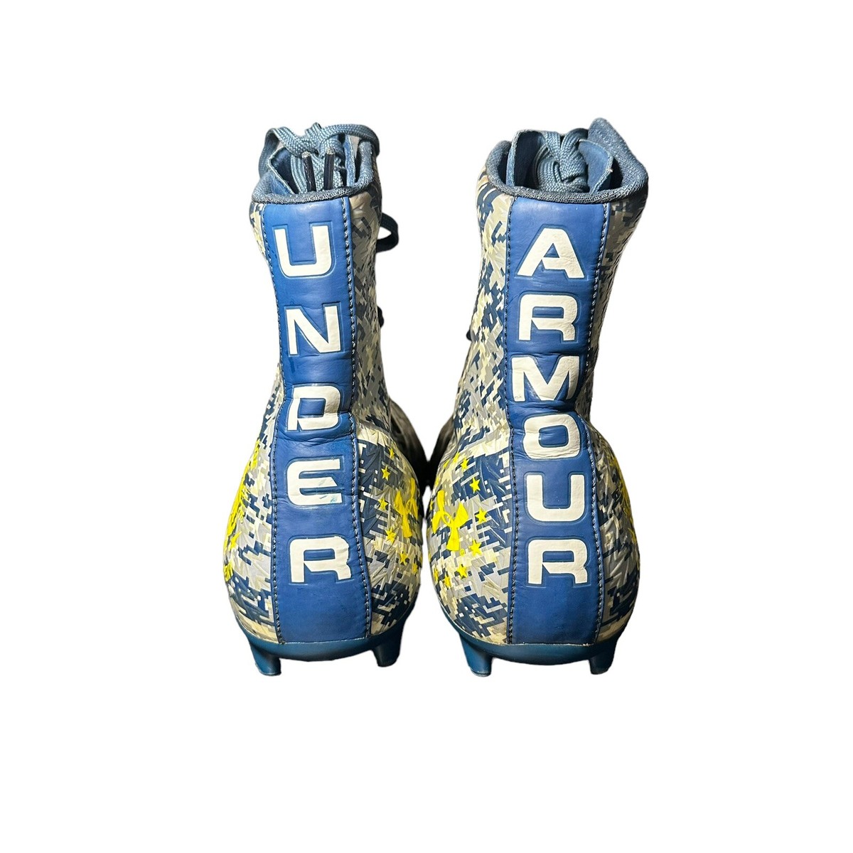 Under Armour Highlight MC Navy Blue Camo Football Spikes