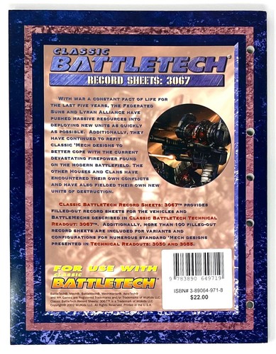 Lot of 8 Battletech Books - 1639, 1677,1685, 1695, 1697, 1700, 1708, 10971 VG - Picture 21 of 21
