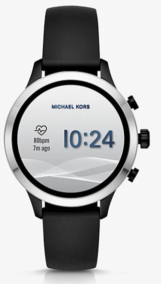 Reloj inteligente Michael Kors MKT5049, acero inoxidable, correa negra unisex Foto 4 de 4