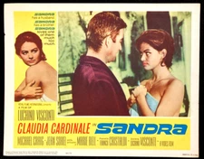 SANDRA Original Movie Lobby Card Poster Sexy Claudia Cardinale Visconti Drama