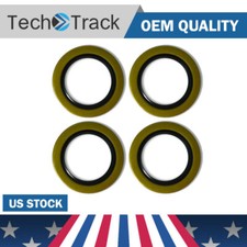 (4 Pack) Hub Grease Seals Fits E-Z Lube 5200 - 7000lbs Axle 2.25 x 3.371 22029