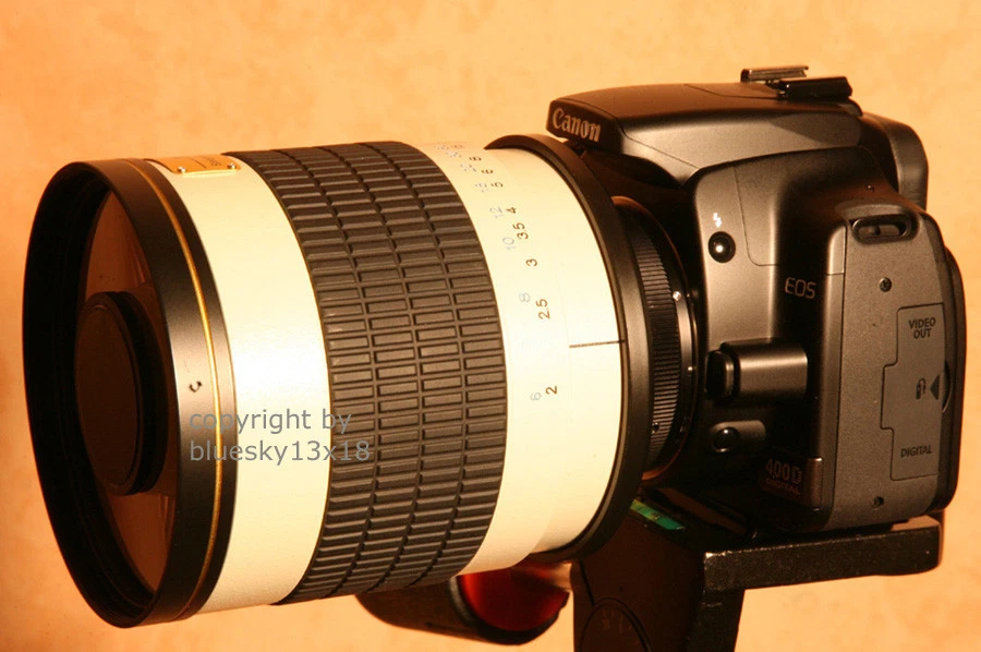 Spiegeltele 500 6,3 para Canon EOS 1300D 1200D 1100D 1000D 800D 700D 760D 750D - Imagen 2 de 2