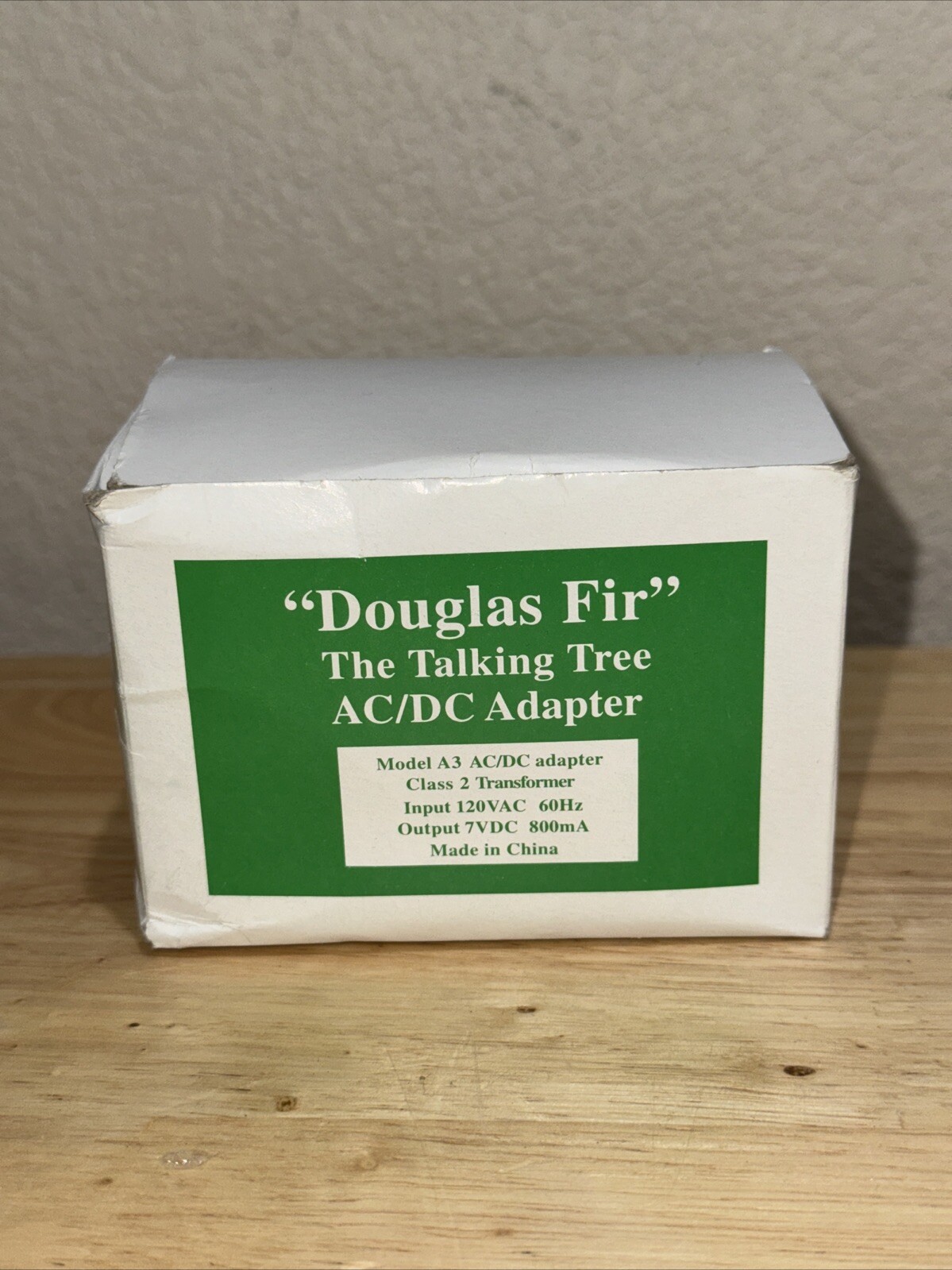 Gemmy Talking Douglas Fir Xmas Tree Replacement Power Cord Adapter A3