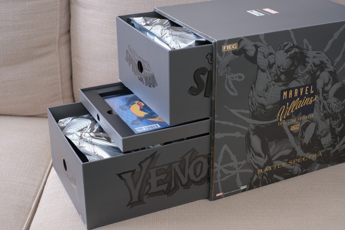 Kith Marvel ASICS GT-2160 Spider-Man Venom Battle Spectra Kith Marvel ASICS GT-2160 Spider-Man Venom Battle Spectra