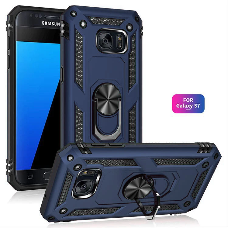 For Samsung Galaxy S7 S8 S9 S10 Plus Case Phone Cover Shockproof +Tempered Glass - Image 3 of 4