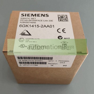 6GK1 415-2AA01 NEW SIEMENS 6GK1415-2AA01 ET 200SP PROFINET Interface Module