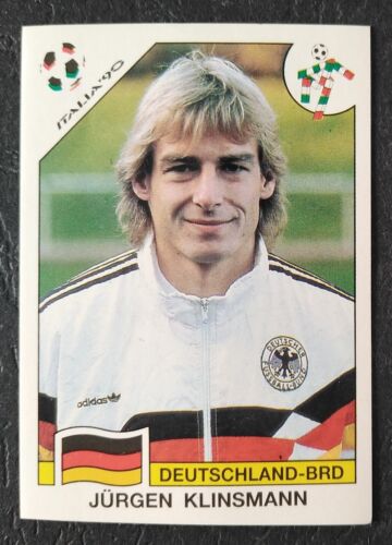 Panini Naklejka 210 Jürgen Klinsmann Niemcy Mistrzostwa Świata 1990 World Cup Story Sonric's - Zdjęcie 1 z 2