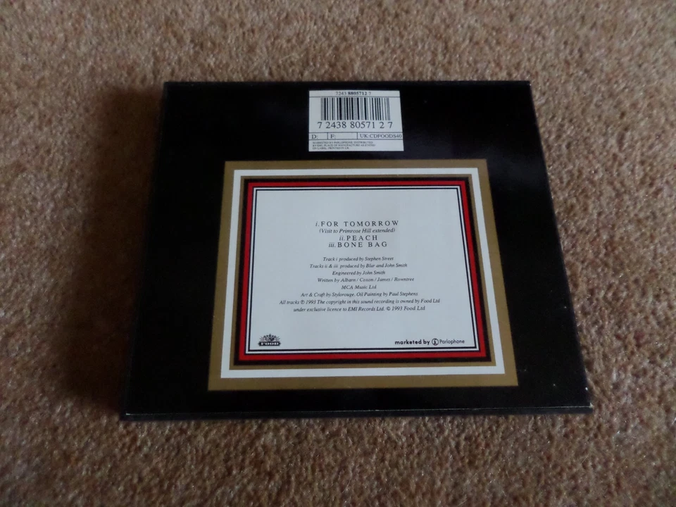 CD SINGLE - BLUR - FOR TOMORROW - CD 1 & CD 2 - DIGIPAK - Image 2 of 3