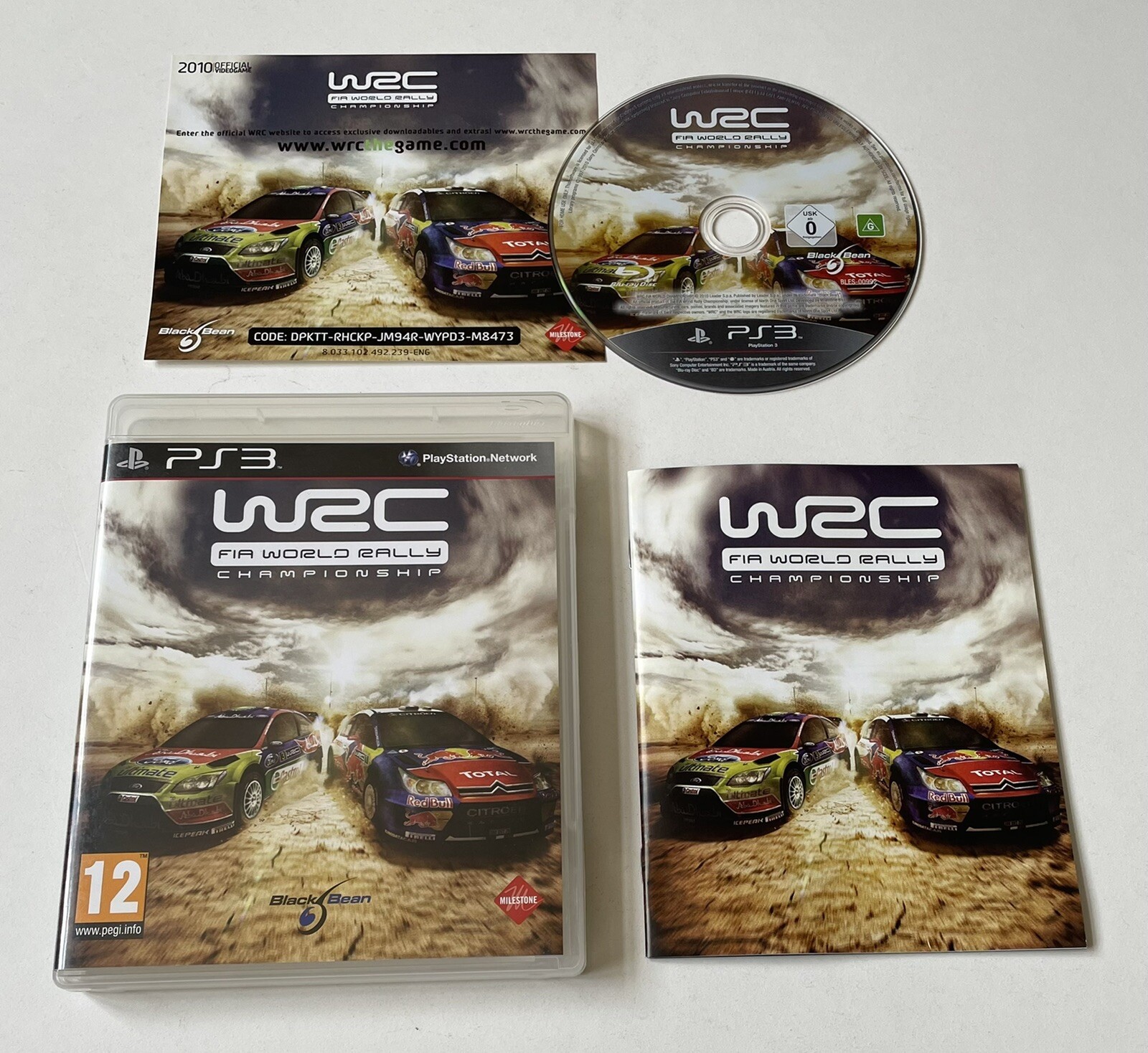 WRC: FIA World Rally Championship Sony PlayStation 3 PS3 Complete PAL