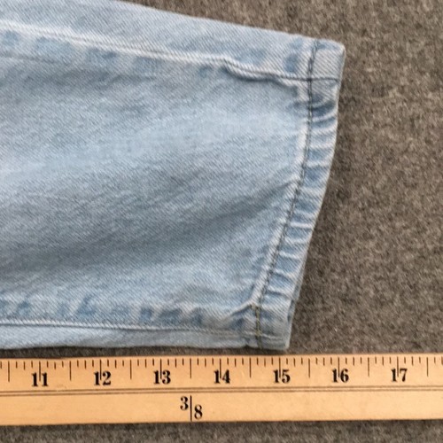 Cat & Jack Girls Sz 4 Paperbag High Waisted Denim Jeans Stretch - Picture 7 of 7