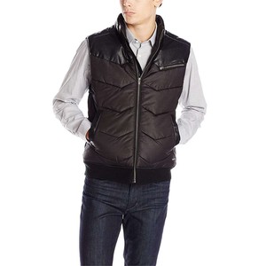 calvin klein black puffer vest
