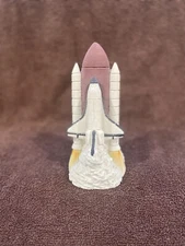 Pre Owned Vintage USA Space Rocket Toy Figurine
