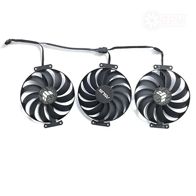 ASUS TUF GAMING Radeon RX 6700 6800 6900 XT Replacement GPU Fan Set (OEM)