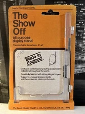 Vintage Leeds Display Plate Stand Holder Large 6-14” England New NOS