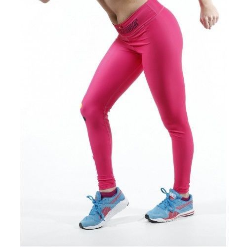 Women's Ladies Fitness Trousers Skinny Pant Gym Jogging Running Exercise - Pink - Picture 4 of 5