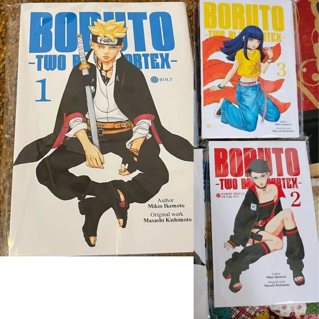 BORUTO 全巻　コミック　漫画 Manga Boruto:Two Blue Vortex Volume 1-3 English Version