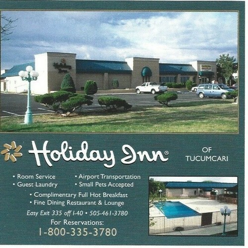 Holiday Inn Tucumcari New Mexico Print Ad, Holiday Inn Tucumcari