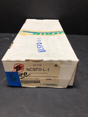 Neutrik NC5FD-L-1 - 5 pole female receptacle, solder cups, Nickel- 10 Pack