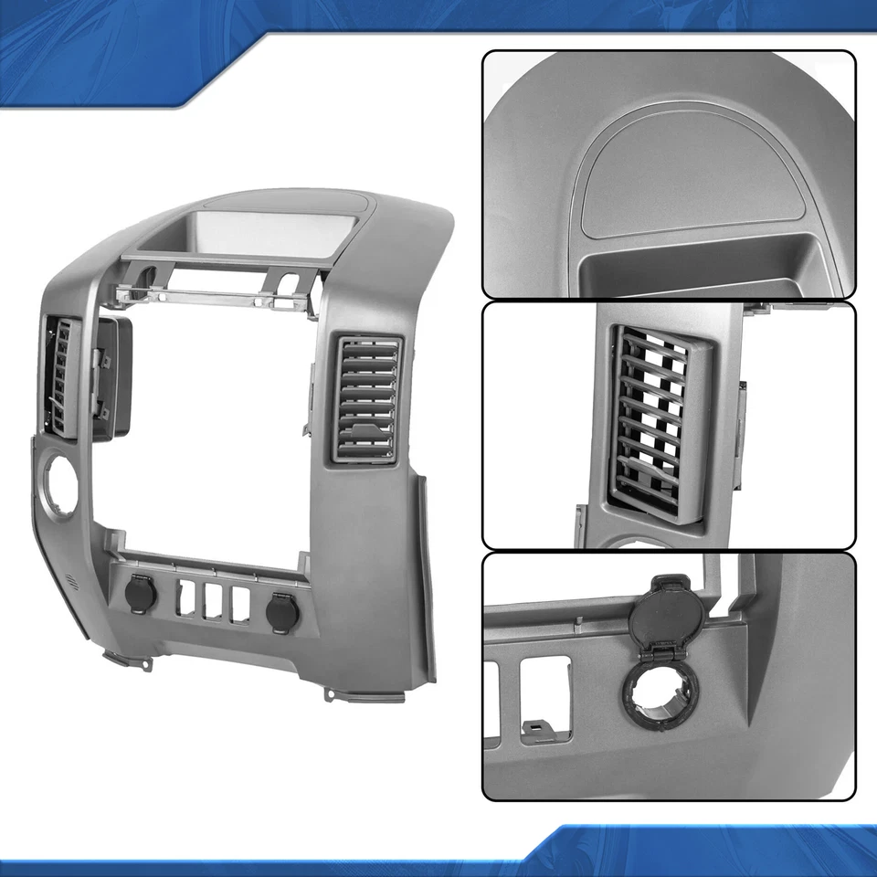 Cuadro de instrumentos para Nissan Titan Armada 2004-2006 panel de instrumentos radio bisel Foto 2 de 4