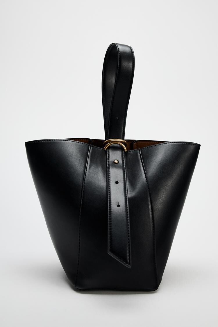 Zara Bucket Bag ( Black 6284/410/800 , Ecru 6284/410/719