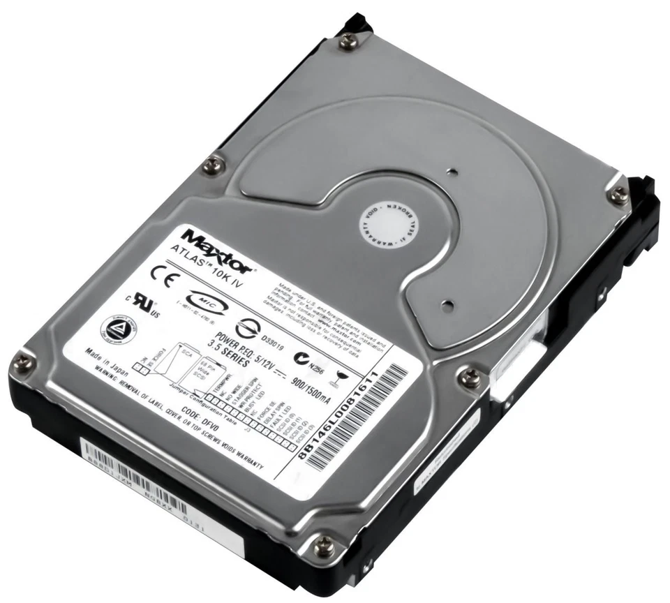 Hard Maxtor Atlas 10k IV 8B146L0 146GB 10000U/Min 8MB SCSI U320 68-pin 3.5 - Image 3 of 3