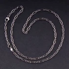 Georg Jensen Sterling Chain 45 cm, Silver. Figaro. Heritage. Oxidized. 3532781.
