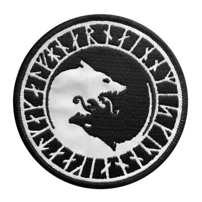 #ad REFLECTIVE Viking Odin Úlfhédnar No Mercy Only Violence Wolf Odin IRON ON PATCH $7.61