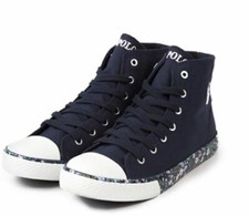 Polo Ralph Lauren Kids Girl's Slone Mid Multi Floral Sneaker, 4, NWOB