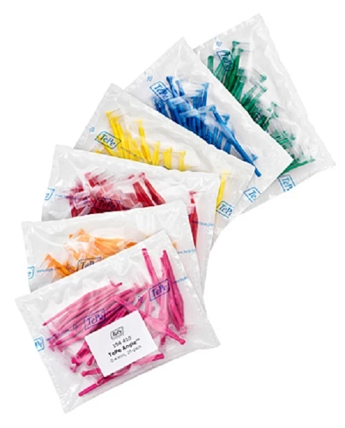 TePe Angle 25 Interdental Brush Value Pack Range 0.4mm to 0.8mm Available