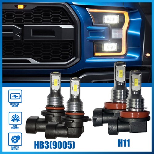 4x H11 9005 LED Headlight High Low Beam Bulb White Bright Lamps for Toyota Lexus