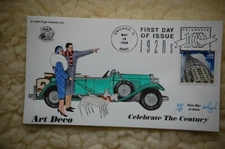 Art Deco Style Celebrate the Century 1920s 32c Stamp FDC Pugh HP Sc#3184j 98-056