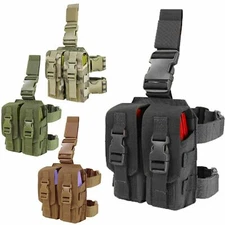 Condor MA65 Nylon Drop Down Leg Rifle Magazine Pouch MOLLE Panel Holster