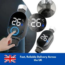 Shower Thermometer with Touch Screen Waterproof LED Temperature Display