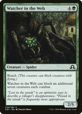 Watcher in the Web Foil Shadows over Innistrad 239 NM MTG